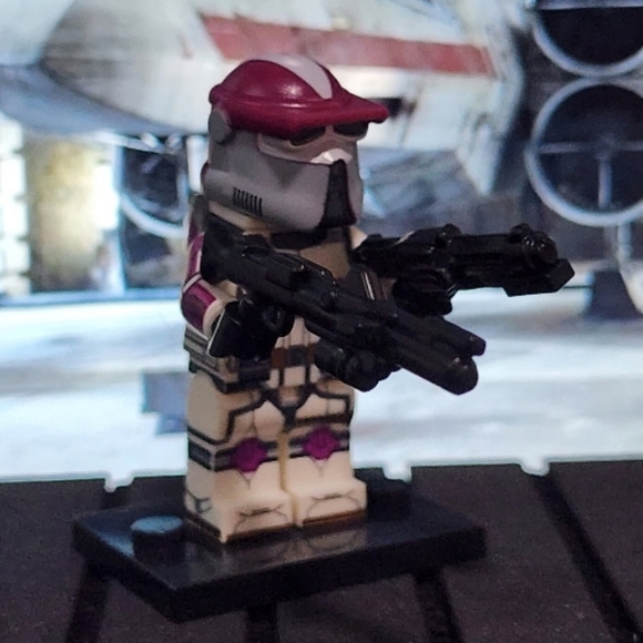 Lot of 8 Star Wars Figurines,Nova Stormtroopers, Lego Compatible with stand - Picture 5 of 9